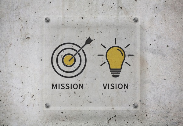 Mission Vision Acrylic Wall Sign